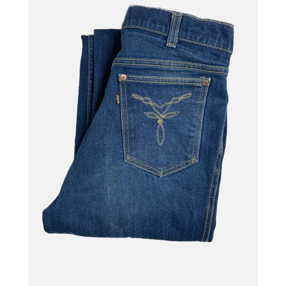 VINTAGE LEVIS  “MOVIN ON” JEANS, , UNISEX SIZE 28” ,  check measurements - Picture 6 of 9